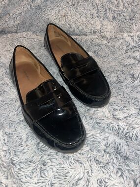 Kohl's Black Patent Penny Loafers for Women